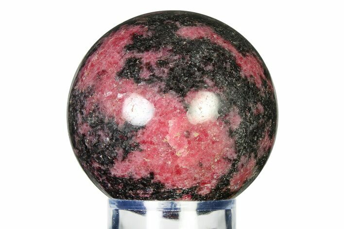 Polished Rhodonite Sphere - Madagascar #337261